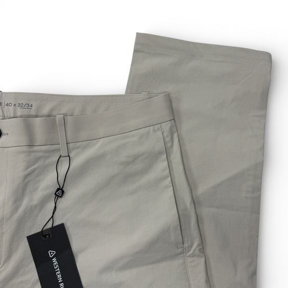 Western Rise Evolution Chino Pants Mens 40x32 NWT Beige Stretch Stain Resistant - Picture 11 of 15